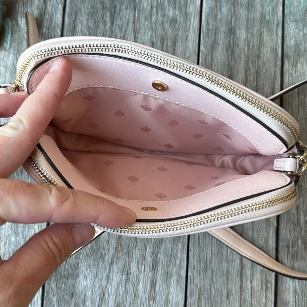 Kate Spade Light Pink Briar Lane Quilted Crossbody Bag